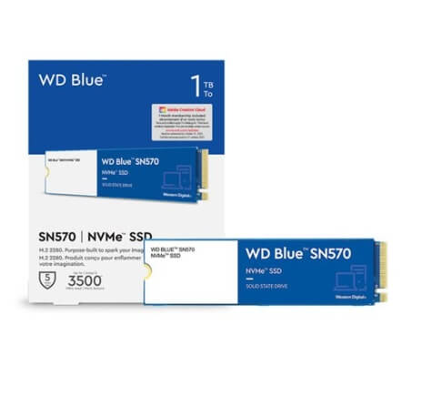 WD blue SN 570 M.2 2280 NVMe, WDS100T3B0C 1TB