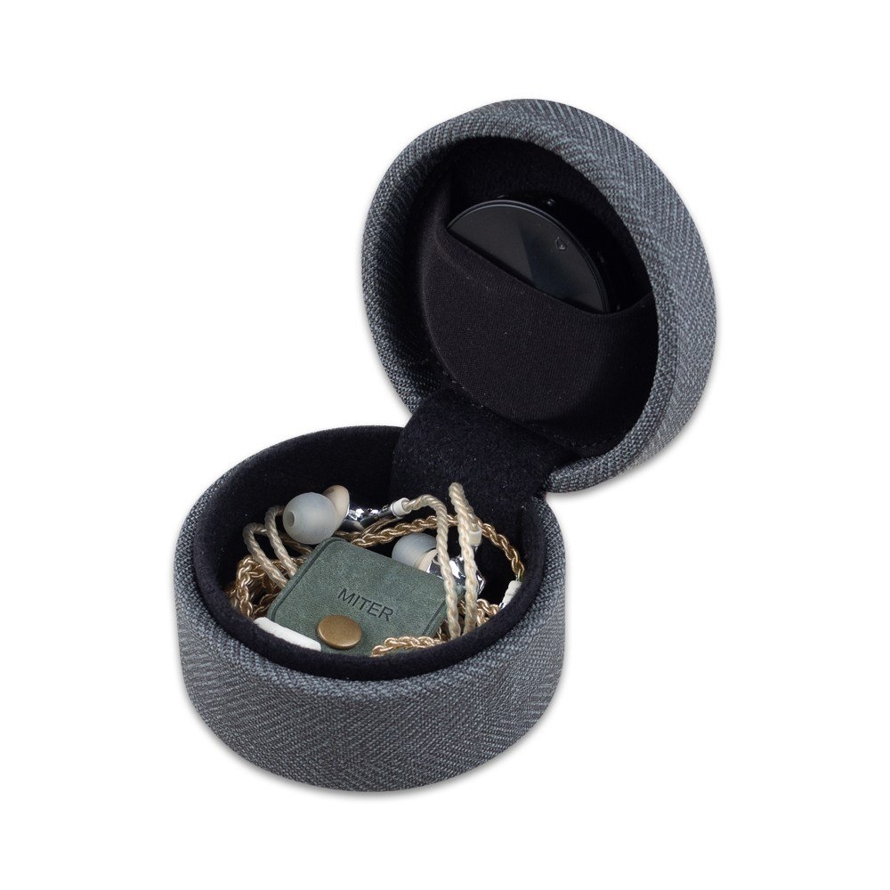 [미테르] 이어폰 케이스 파우치 보관함 Earphone Case (블랙), BLACK 상세 이미지 2