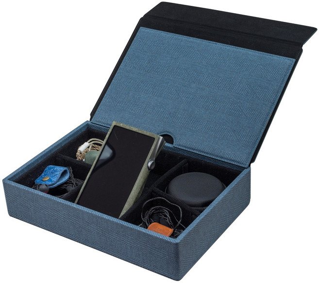 미테르 멀티 이어폰 DAP 플레이어 케이스 6구, 인디고 블루, 6-Earphone Indigo Blue Case