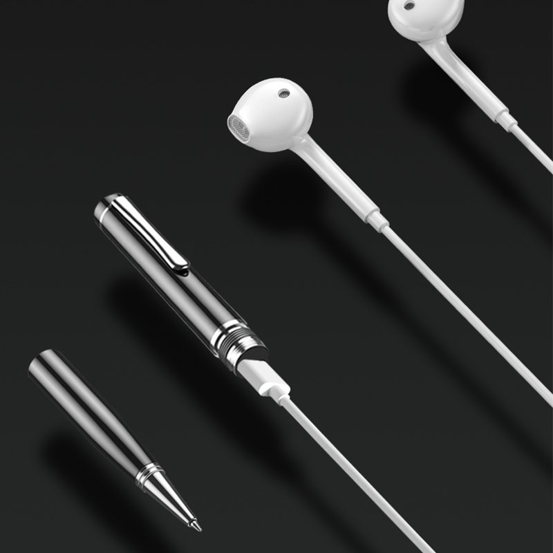 RUN 기술 초소형 볼펜녹음기 고음질 펜형 녹음 장시간 32G 휴대용, 블랙, ZD42+할인 상세 이미지 2