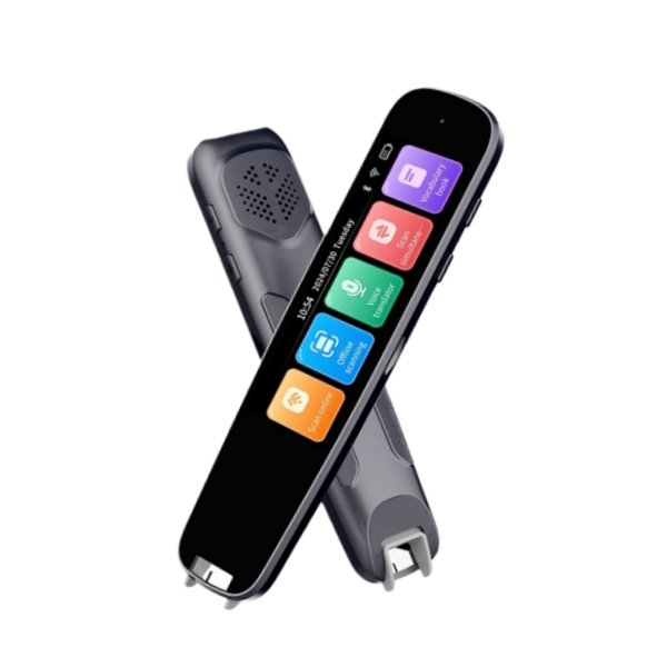 Mochae 스마트 번역기 142개국 AI 스캔번역기 휴대용 동시 통역기 전자사전 다국어 학습기기 번역펜 음성번역기 3.69인치, 블랙할인 상세 이미지 2