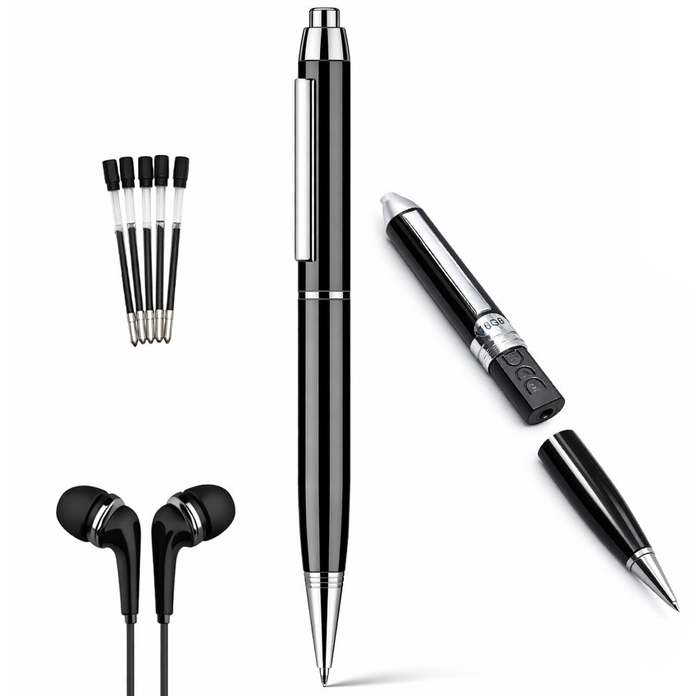 [고정밀고음질] 머레이 볼펜 녹음기 초소형 장시간 휴대용 고성능 볼펜녹음기, pv-3000, 블랙할인 상세 이미지 2