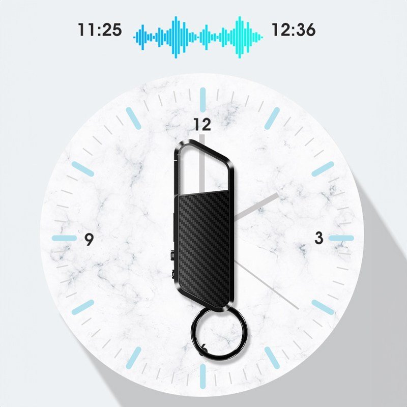 RUN기술 초소형 녹음기 고음질 녹음 장시간 64G 휴대용, 블랙, ZD09할인 상세 이미지 1