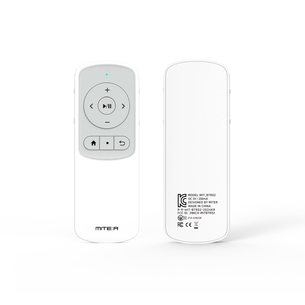 미테르 블루투스 리모컨 RM1, 1개, 화이트 상세 이미지 2