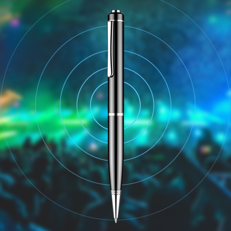 RUN 기술 초소형 볼펜녹음기 고음질 펜형 녹음 장시간 32G 휴대용, 블랙, ZD42+할인 상세 이미지 1