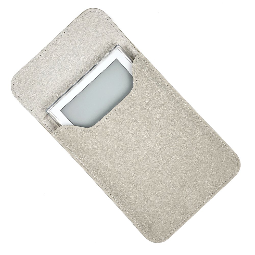 BOHO 이북리더기 PU가죽 파우치, 화이트실버 상세 이미지 1