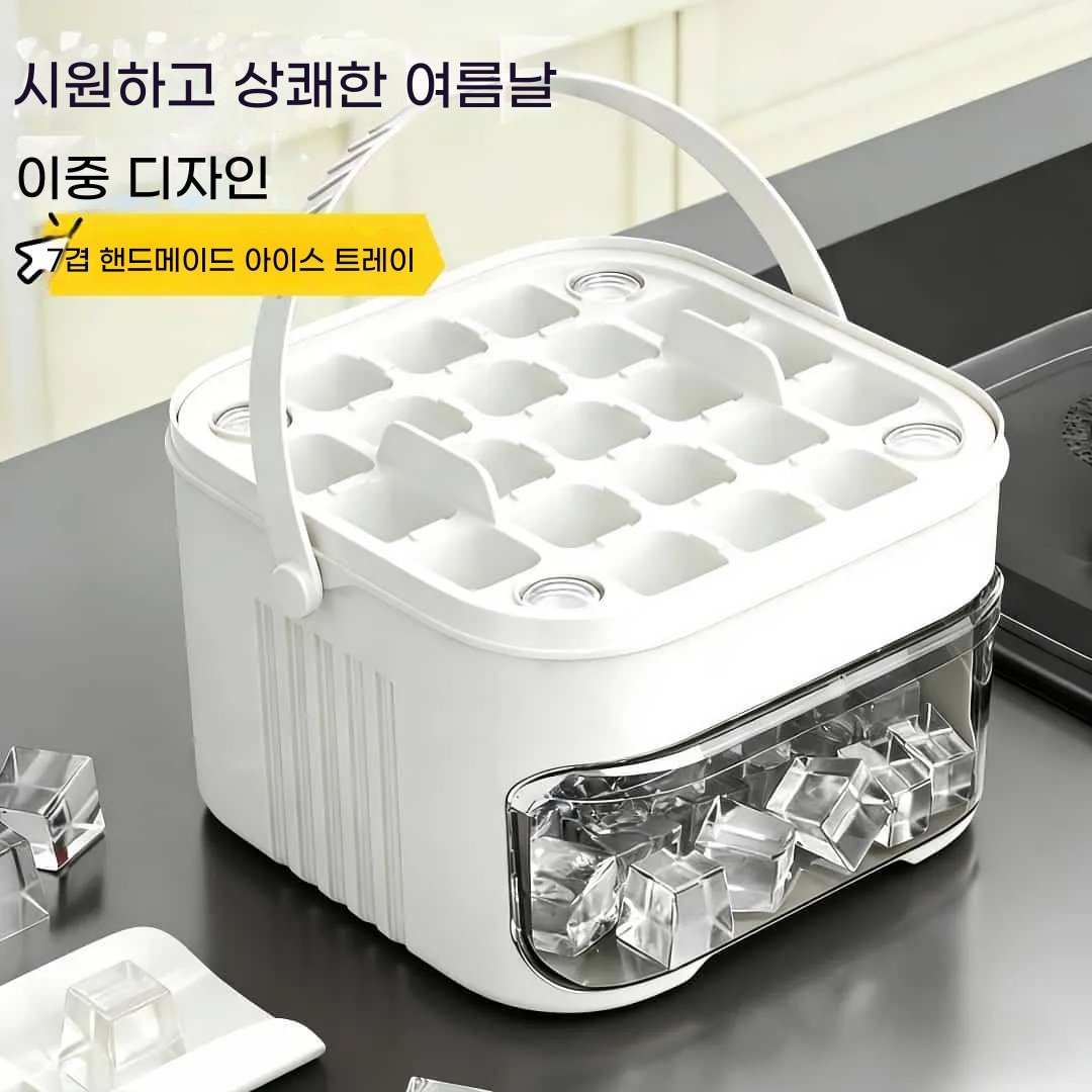 상픽스토어 미니제빙기 사무실 제빙기 아이스메이커, 화이트 단층, 기본 색상 상세 이미지 1