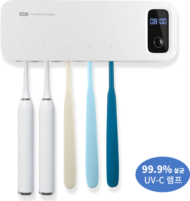 빈펫UV-C AI 스마트 케어 칫솔 살균기, white, ES901C할인